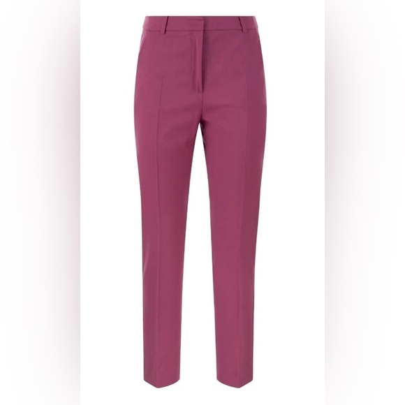 Weekend Max Mara cigarette style crop pink trouser pants NWT - Picture 1 of 7